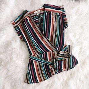 Monteau striped blouse size S